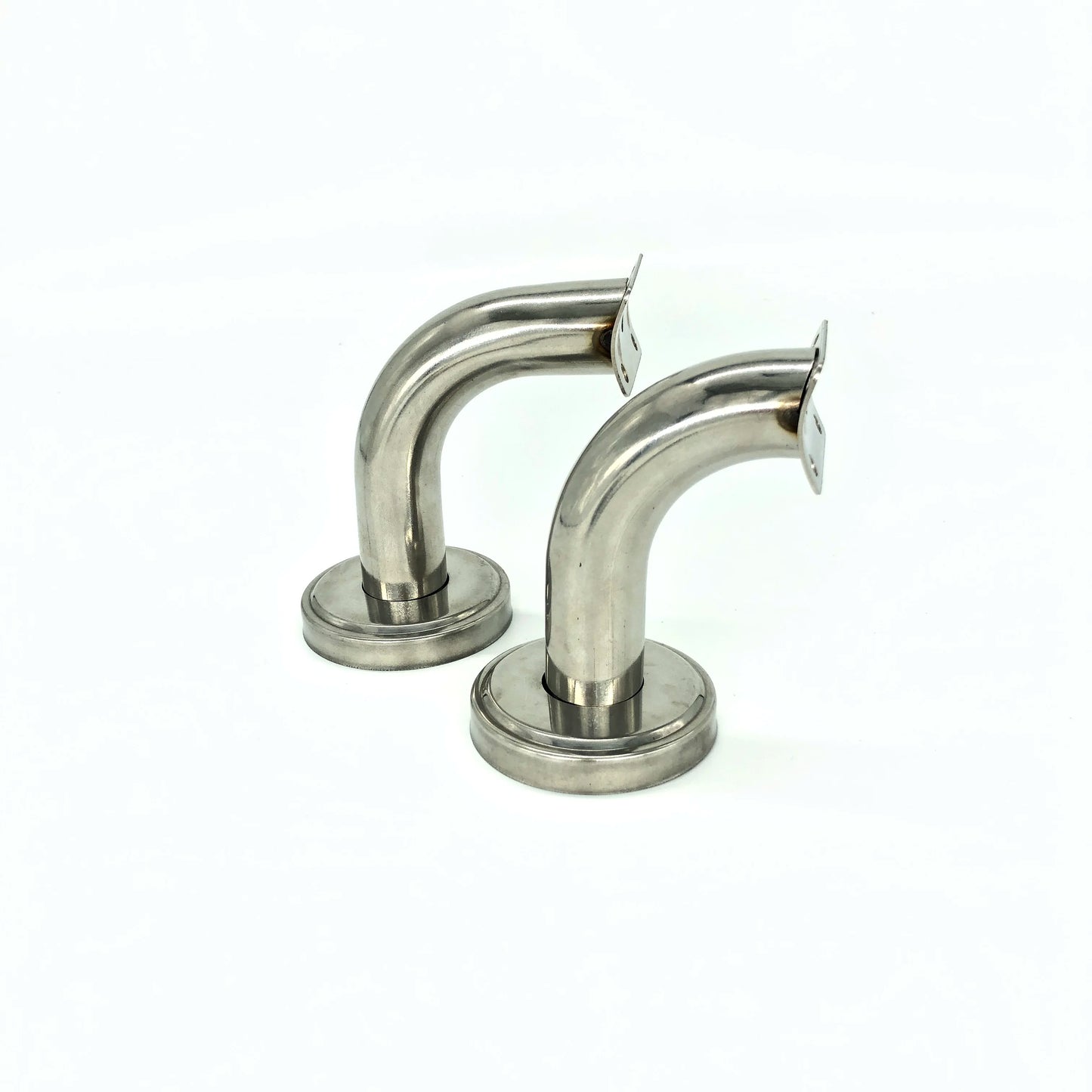 Circular Tube Fixed Tray, 25 Circular Tube Hollow Stainless Steel Handrail Bracket, Wall Bracket, Flat Handrail, Stair Accessori