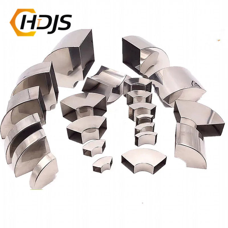 Stainless steel square elbow 90 degree OD elbow bracket guardrail stair handrail decoration industry square elbow