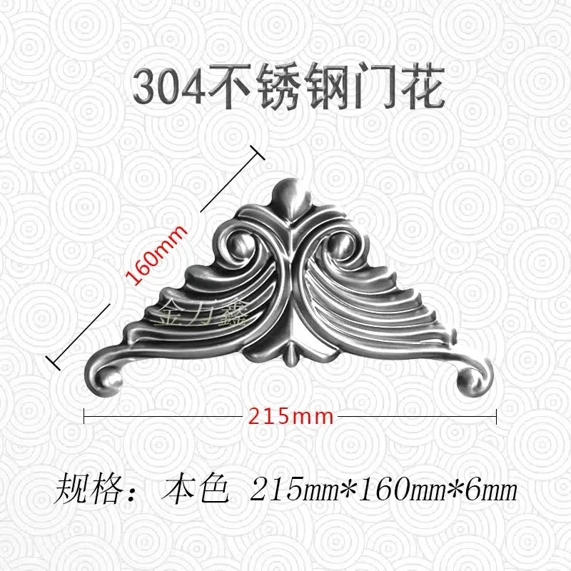 4PC Doorframe,cabinet, decoration, stainless steel, furniture applique,metal,door decoration, inlay home decoration accessories