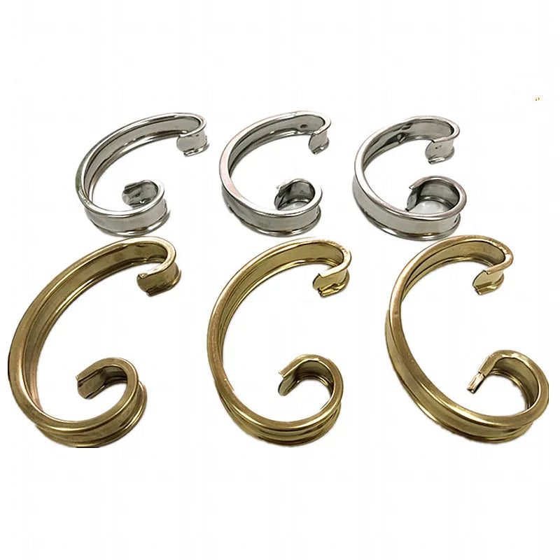 4 pieces unique 304 metal craft door applique door frame furniture window stainless steel decorative C flower