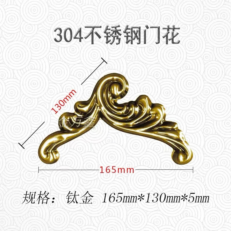 4PC Doorframe,cabinet, decoration, stainless steel, furniture applique,metal,door decoration, inlay home decoration accessories