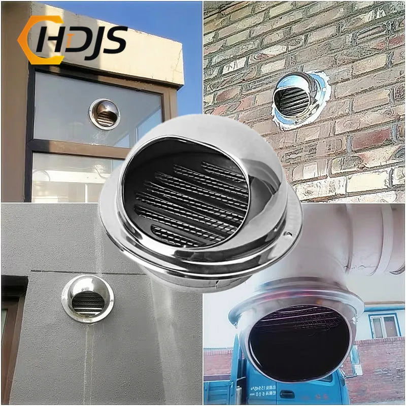 thicken stainless steel ventilation grille wall ceiling exhaust duct cover outlet heating cooling waterproof ventilation cover