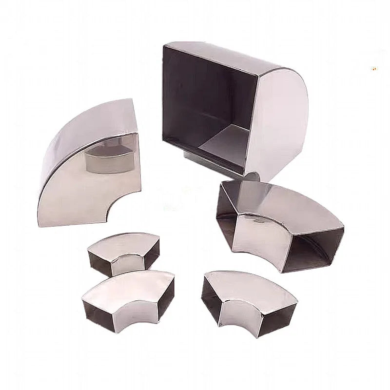 Stainless steel square elbow 90 degree OD elbow bracket guardrail stair handrail decoration industry square elbow