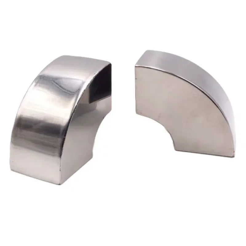 Stainless steel square elbow 90 degree OD elbow bracket guardrail stair handrail decoration industry square elbow